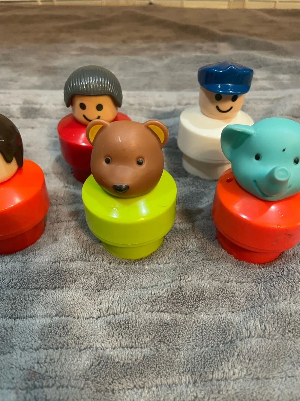 Vintage Fischer Price Little People Toys Lot Of 8